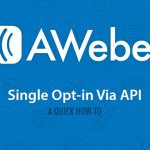 aweber single opt-in