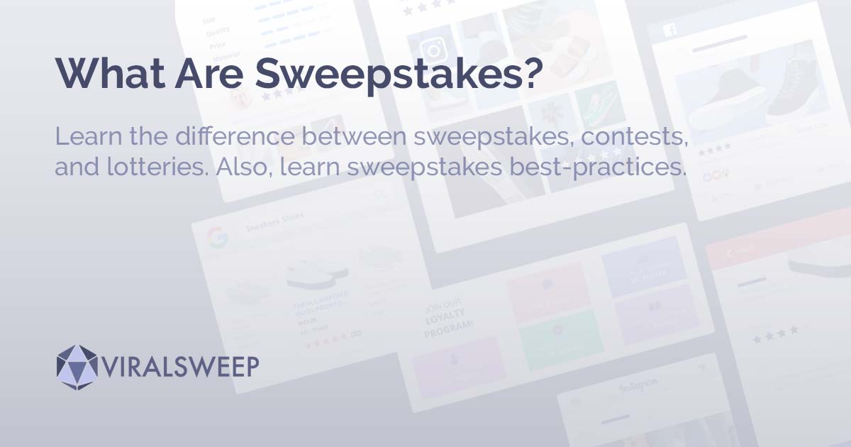 what are sweepstakes