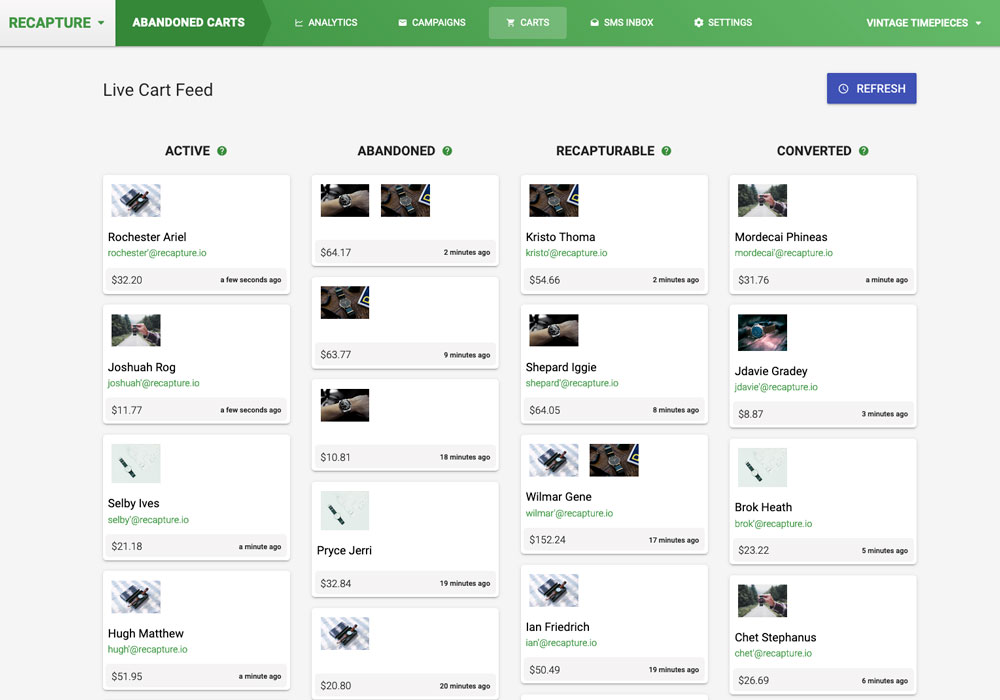 abandoned cart recovery ecommerce