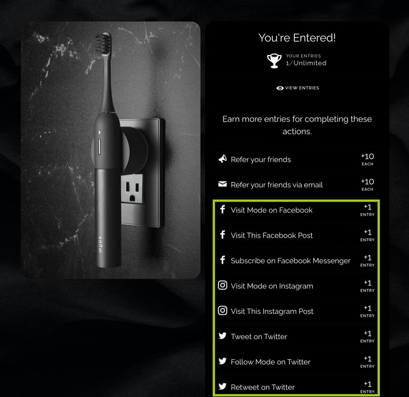 giveaway generator social media