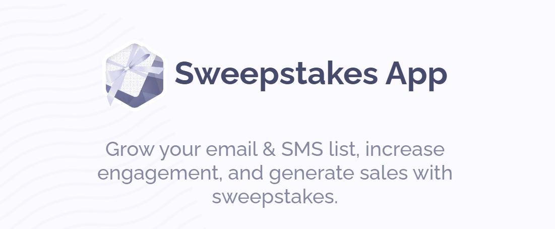 Viralsweep's Sweepstakes App