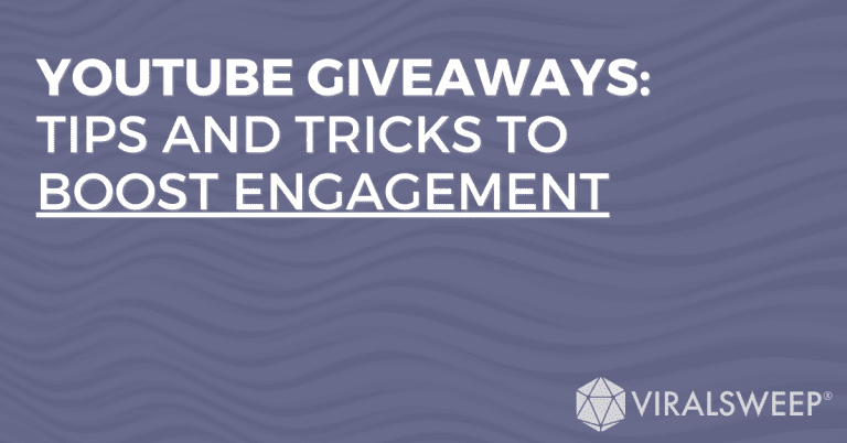 YouTube giveaways: Tip s and tricks to boost engagement