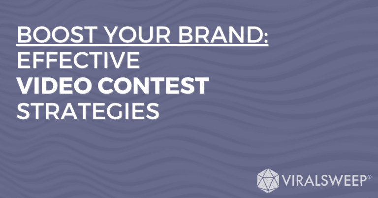 Boost your brand: Effective video contest strategies