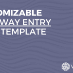 Customizable giveaway entry form template