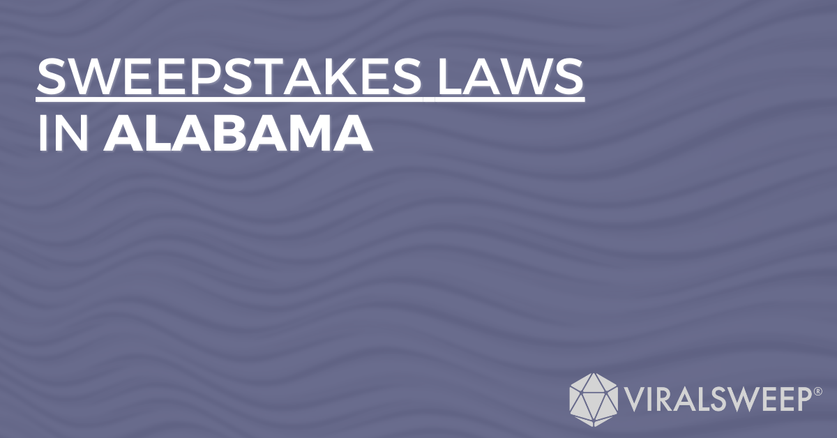 Sweepstakes laws in Alabama