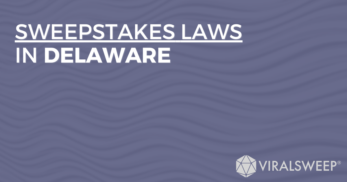 Sweepstakes laws in Delaware