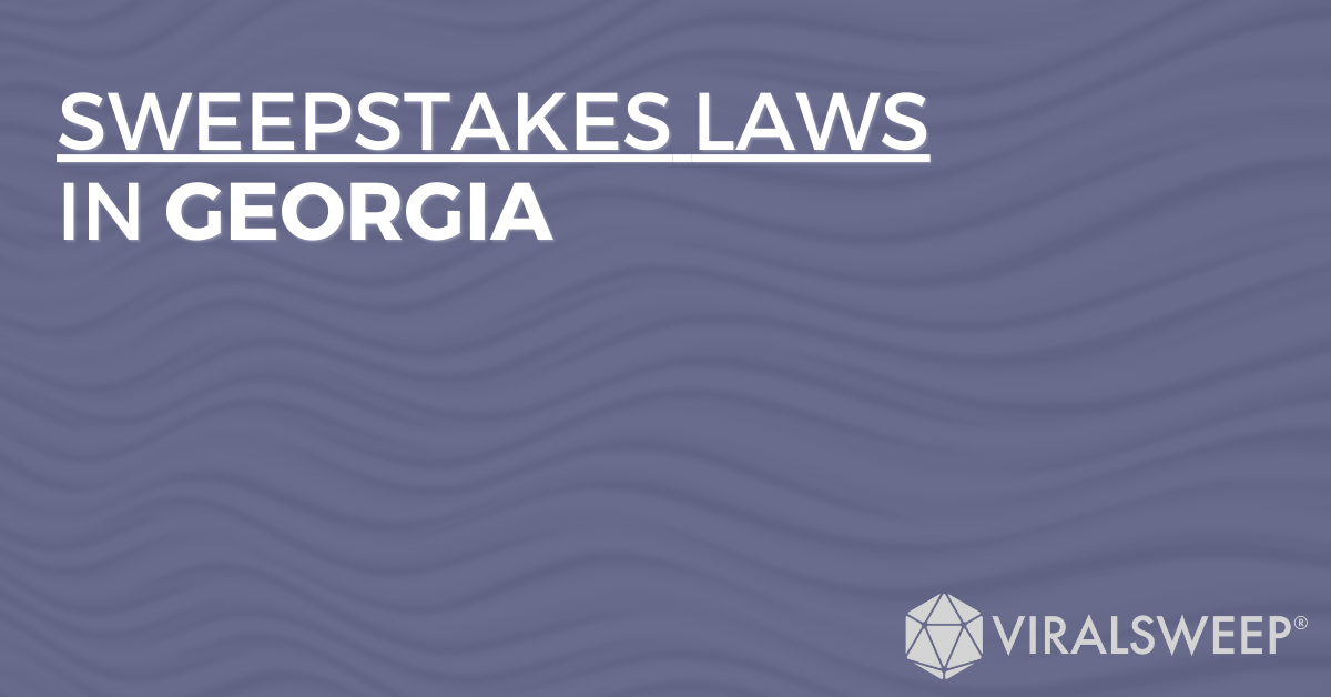Sweepstakes Laws In Georgia