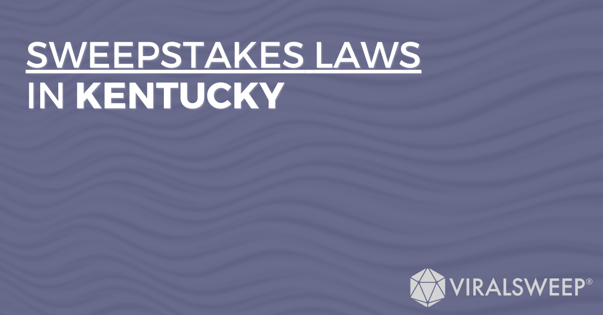 Sweepstakes Laws In Kentucky