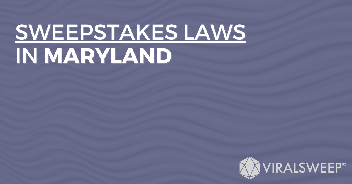 Sweepstakes Laws In Maryland