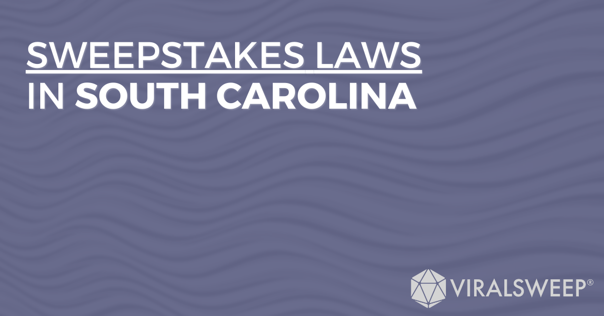 Sweepstakes Laws In South Carolina