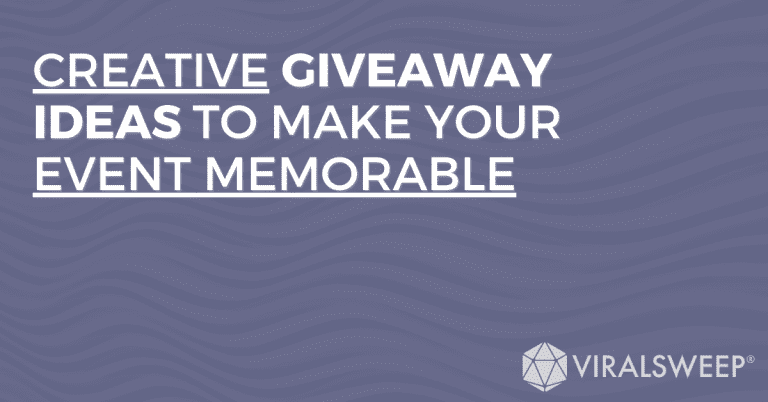 Creative giveaway ideas to make your event memorable