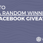 How to pick a random winner for Facebook giveaway