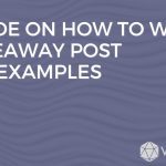 social media giveaway post