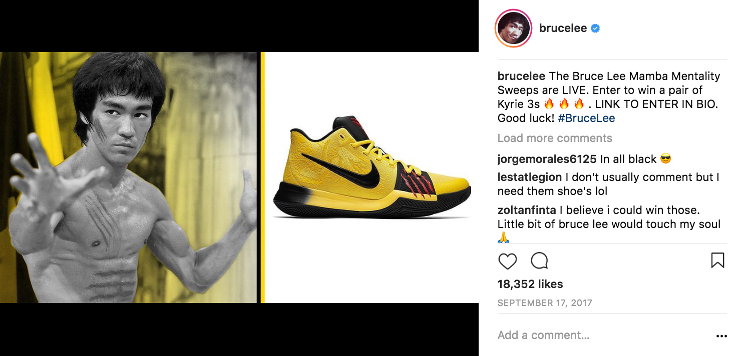 Bruce Lee Mamba Mentality Instagram Posts