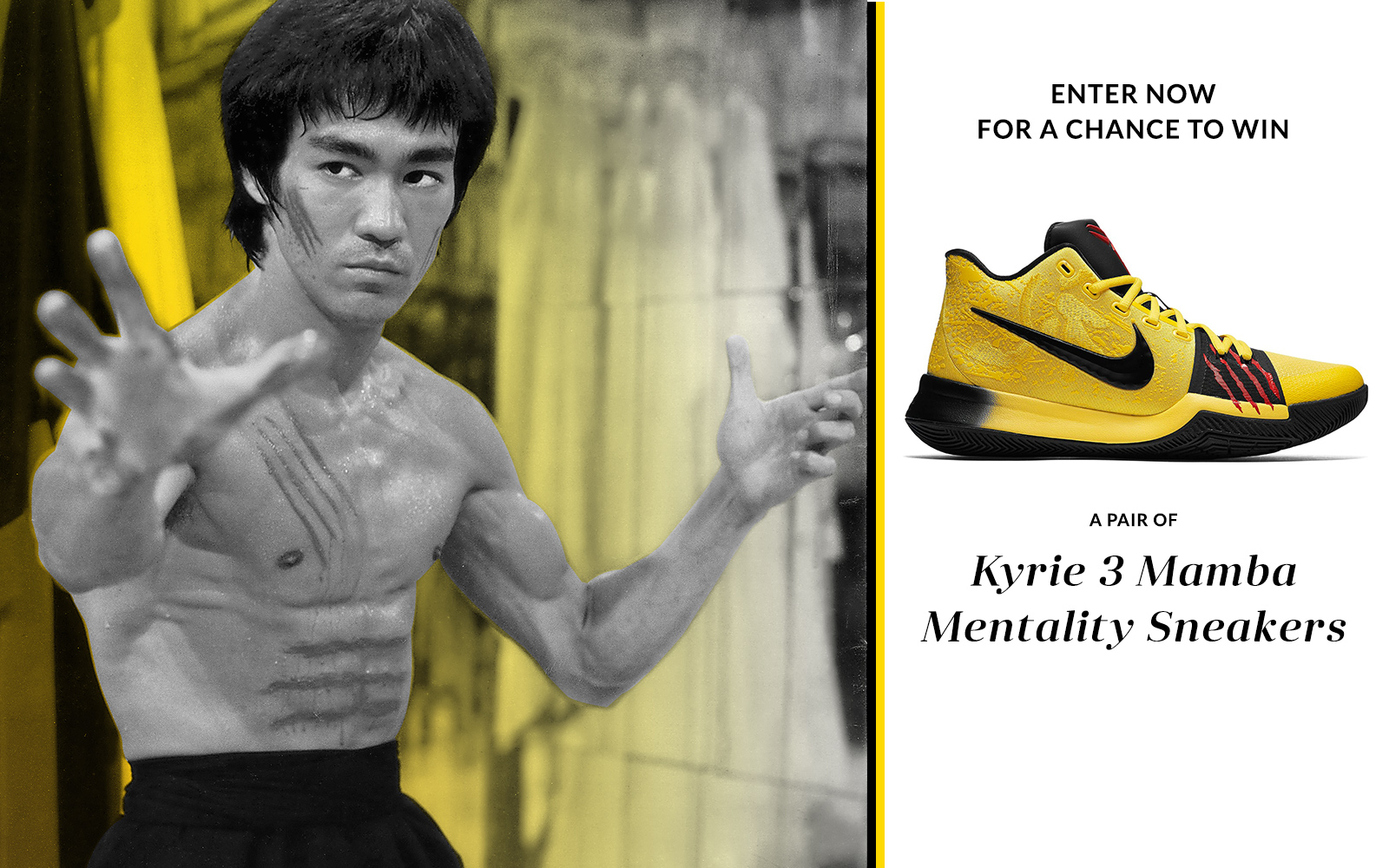 Bruce Lee Mamba Mentality Giveaway Promotion Image