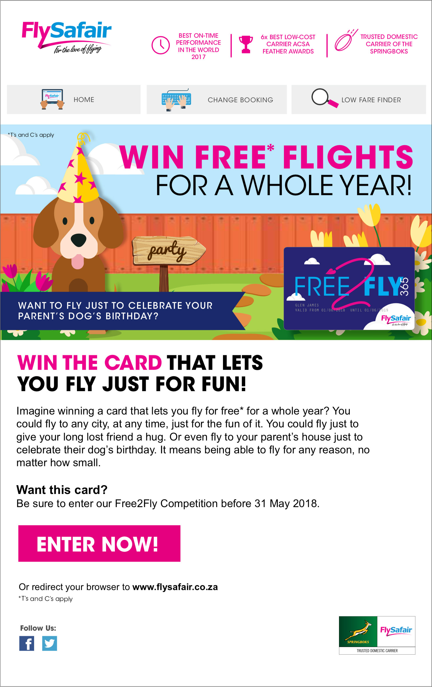 FlySafaair Email 1